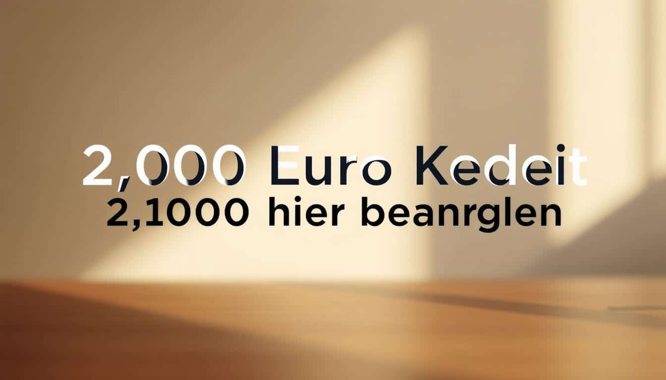 2.000 Euro Kredit hier beantragen