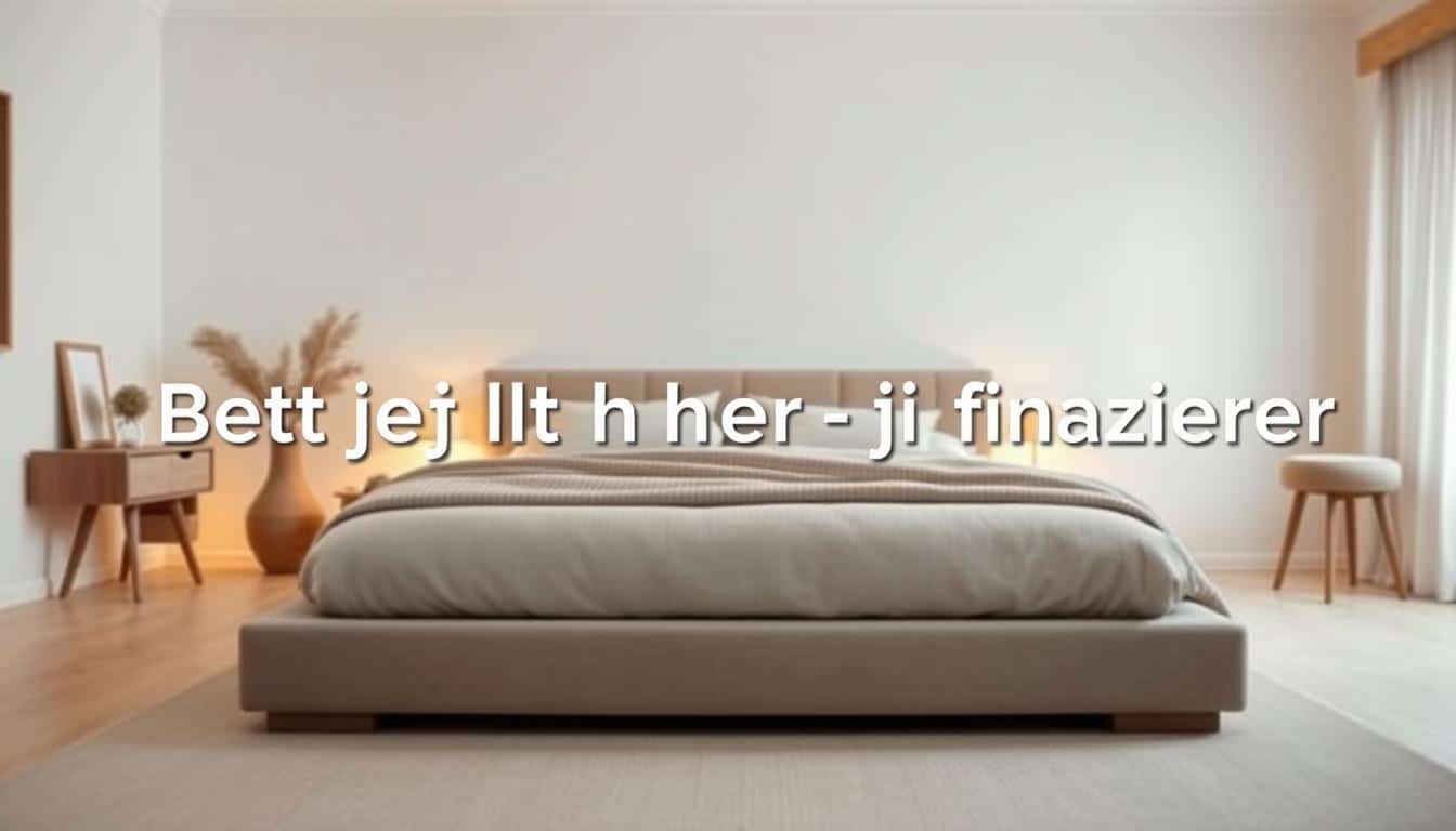 Bett jetzt hier günstig finanzieren
