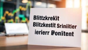 Blitzkredit trotz schlechter Bonität hier beantragen