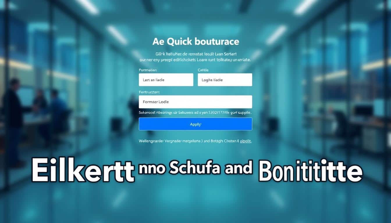 Eilkredit ohne Schufa und Bonität hier beantragen