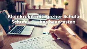 Kleinkredit mit schlechter Schufa hier beantragen