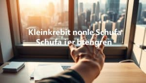 Kleinkredit ohne Schufa hier beantragen