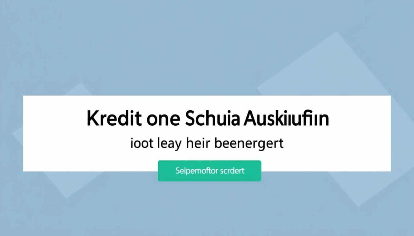 Kredit ohne Schufa Auszahlung noch heute hier beantragen