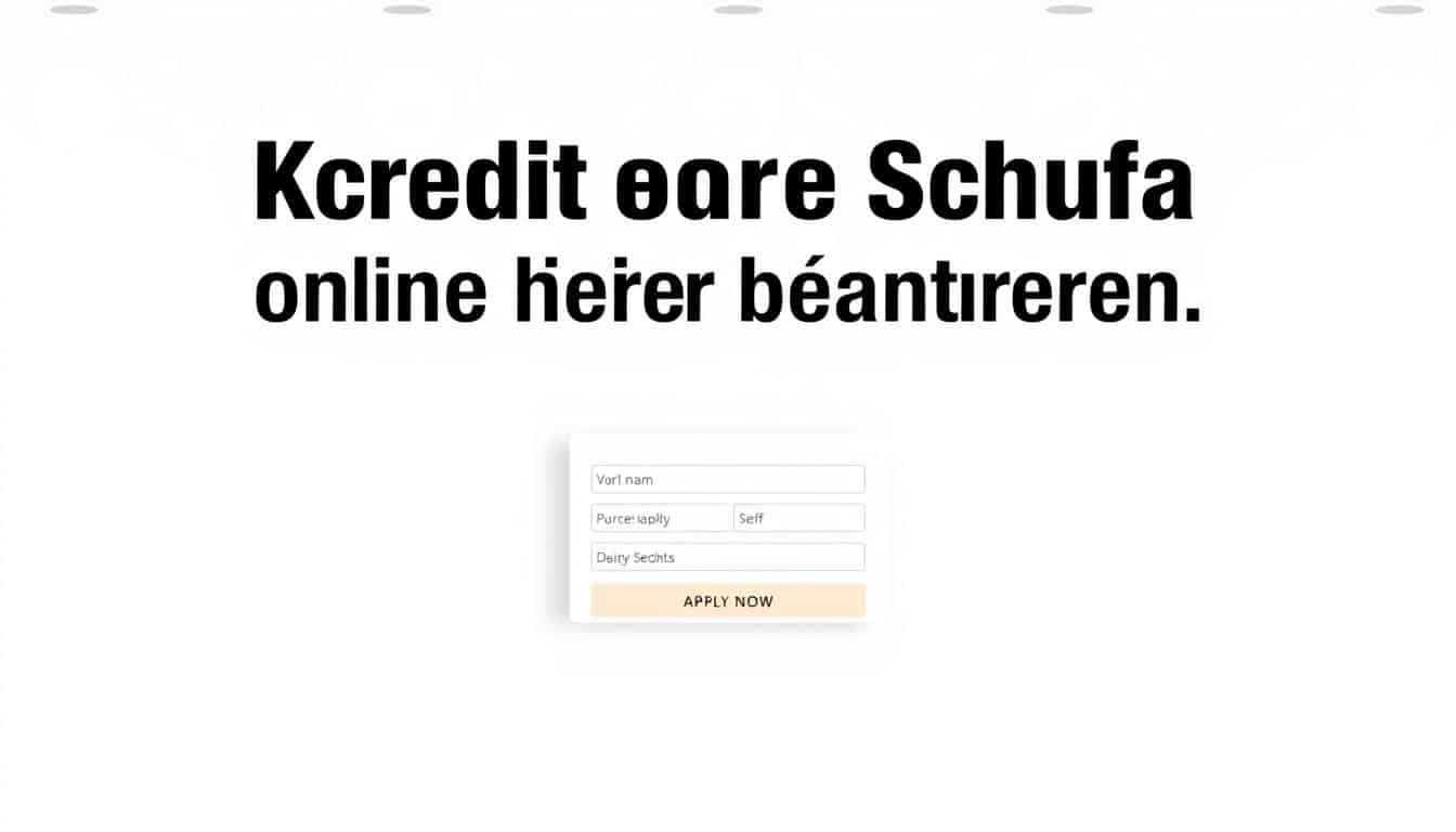 Kredit ohne Schufa online hier beantragen