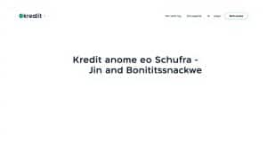 Kredit ohne Schufa und Bonitätsnachweis hier beantragen