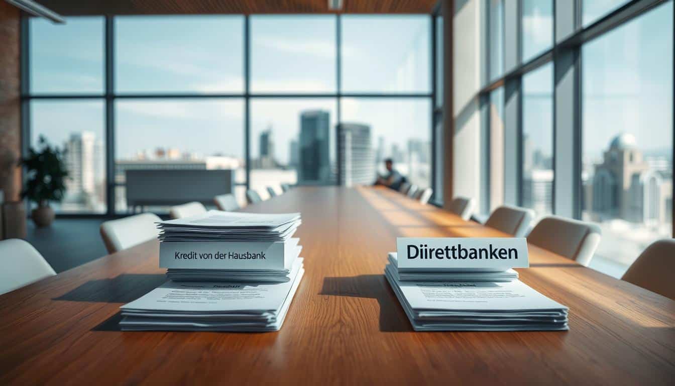 Kredit von der Hausbank vs Direktbanken