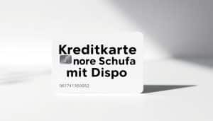 Kreditkarte ohne Schufa mit Dispo hier beantragen