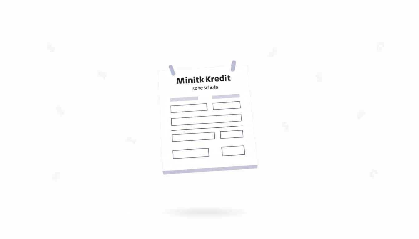 Minikredit ohne Schufa Abfrage hier beantragen