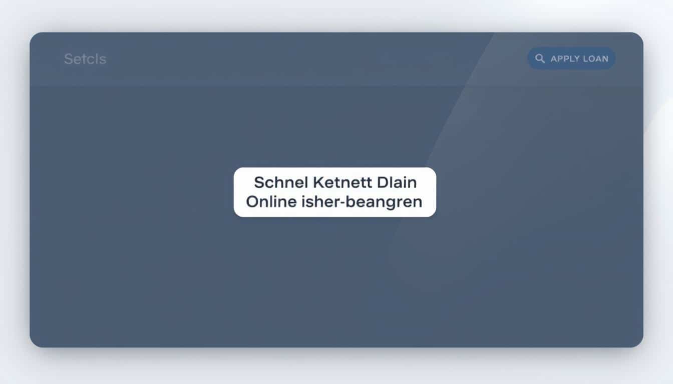 Schnell Kredit Online hier beantragen