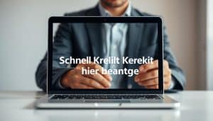 Schnell Kredit hier beantragen