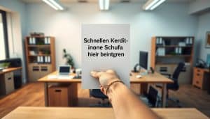 Schnellen Kredit ohne Schufa hier beantragen