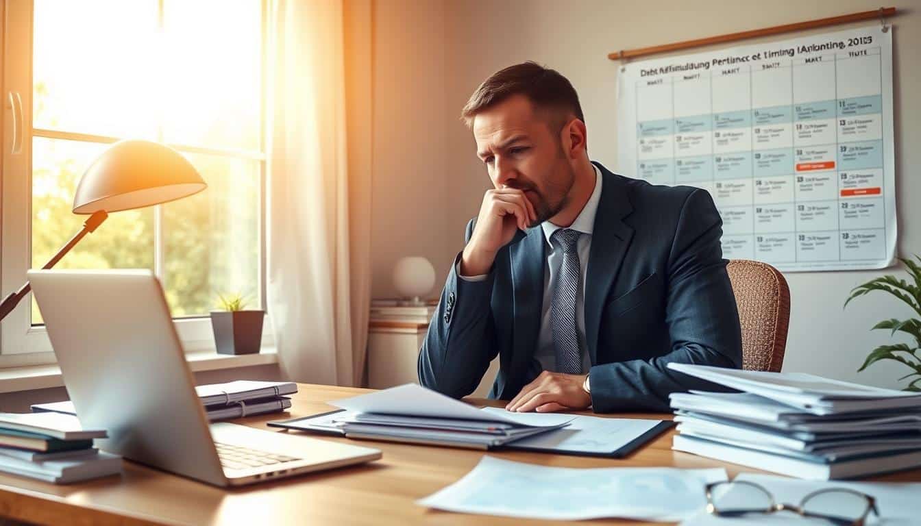 Wann ist der beste Zeitpunkt für eine Umschuldung?