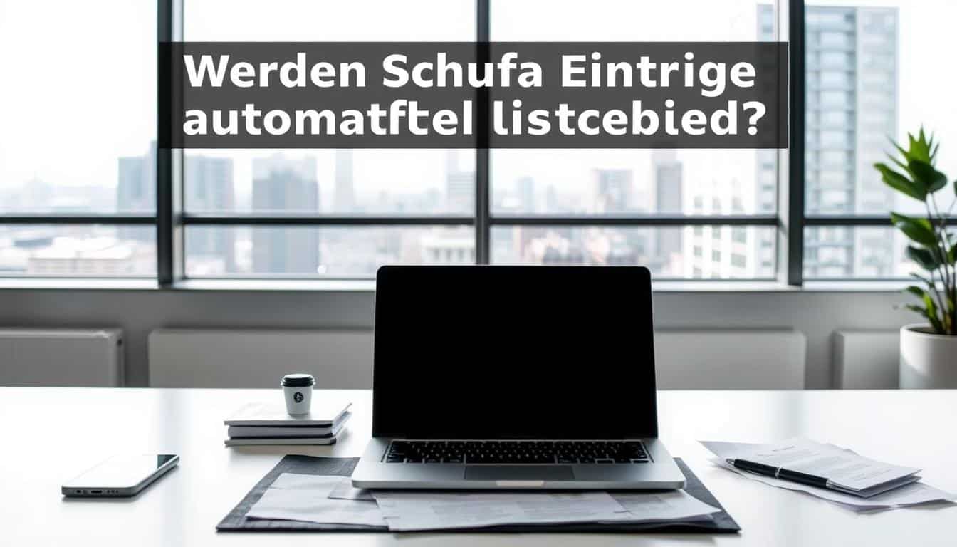Werden Schufa Einträge automatisch gelöscht?