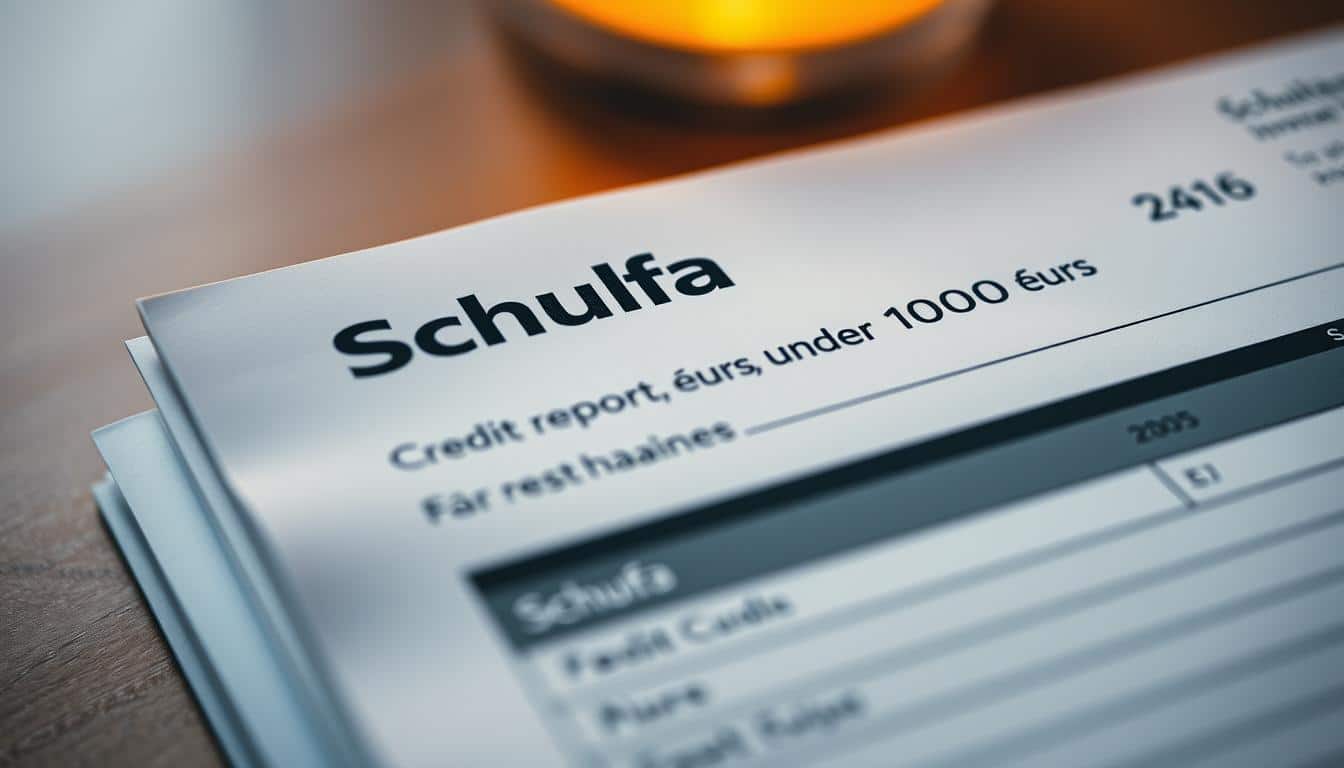 Wie lange bleibt ein Schufa Eintrag unter 1000 Euro bestehen?